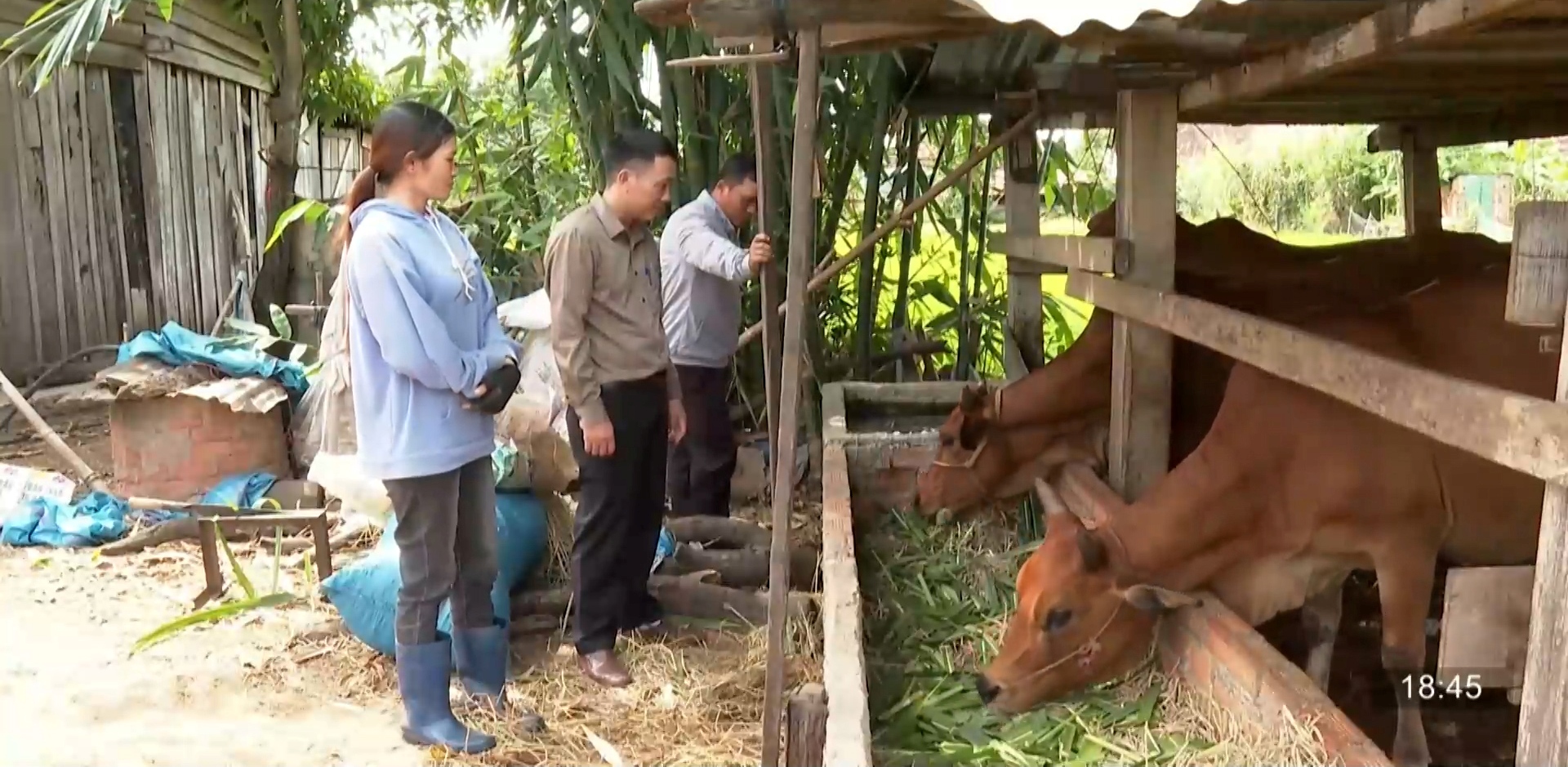 Các xã trên địa bàn huyện nổ lực thực hiện công tác giảm nghèo